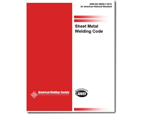 d9 1 d9 1m 2018 sheet metal welding code|D9.1M/D9.1:2018 .